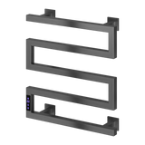 Reina Vispa Electric Heated Towel Rail - Gun Metal