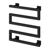 Reina Vispa Electric Heated Towel Rail - Matt Black