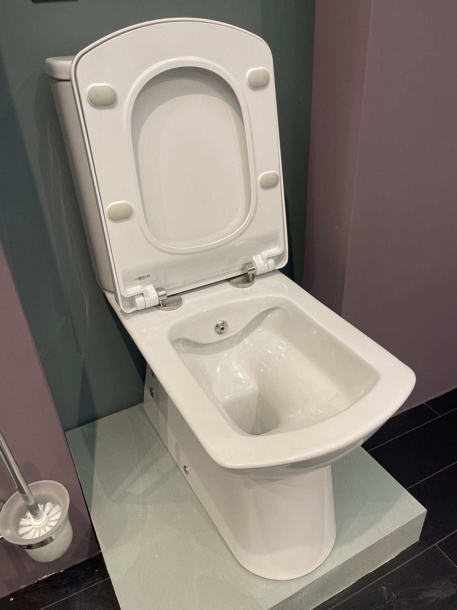 Rimova RIMLESS Closed Couple Combined Bidet Toilet With Soft Close Seat - www.ultrabathroom.com