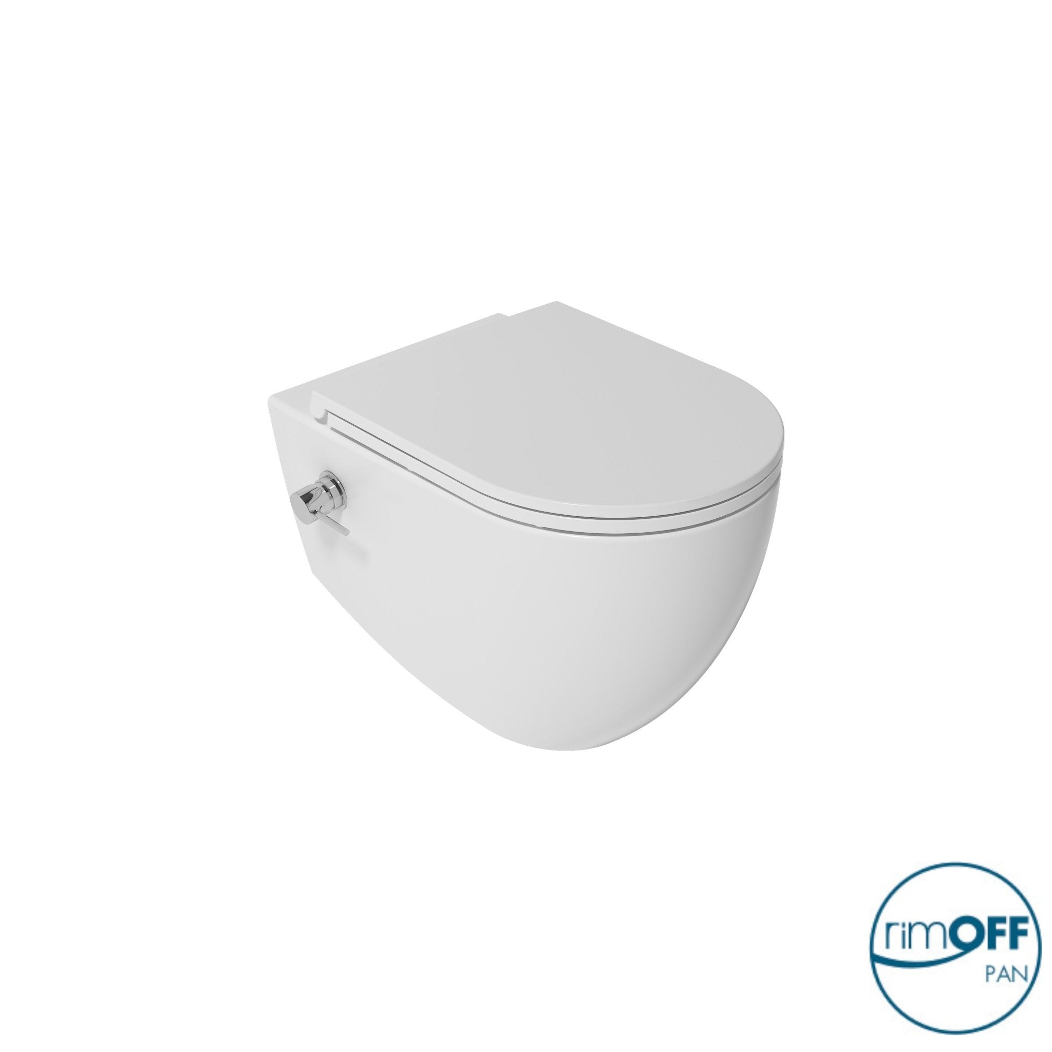 Rocco Integrated Rimless Wall Hung Combined Bidet Toilet with Soft Close Seat - www.ultrabathroom.com