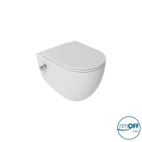Rocco Integrated Rimless Wall Hung Combined Bidet Toilet with Soft Close Seat - www.ultrabathroom.com
