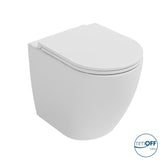 Rocco Rimless Back to Wall Combined Bidet Toilet with Soft Close Seat - www.ultrabathroom.com