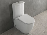 Salvo Integrated Rimless Hot and Cold Closed Couple Combined Bidet Toilet with Soft Close Seat - www.ultrabathroom.com