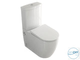 Salvo Integrated Rimless Hot and Cold Closed Couple Combined Bidet Toilet with Soft Close Seat - www.ultrabathroom.com