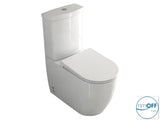 Salvo Rimless Closed Couple Combined Bidet Toilet with Soft Close Seat - www.ultrabathroom.com