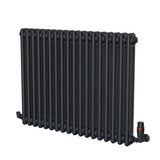 UB Trade Classic Column 2 Column Horizontal Radiator - Black - www.ultrabathroom.com