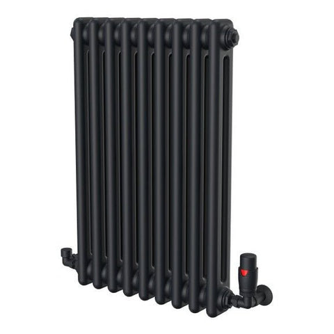 UB Trade Classic Column 2 Column Horizontal Radiator - Black - www.ultrabathroom.com