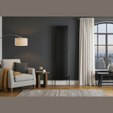 UB Trade Classic Column 2 Column Vertical Radiator - Black - www.ultrabathroom.com