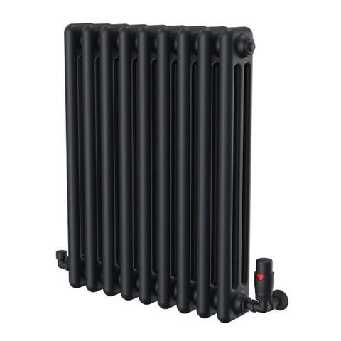 UB Trade Classic Column 3 Column Horizontal Radiator - Black - www.ultrabathroom.com