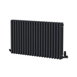 UB Trade Classic Column 3 Column Horizontal Radiator - Black - www.ultrabathroom.com