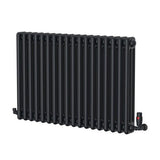 UB Trade Classic Column 3 Column Horizontal Radiator - Black - www.ultrabathroom.com