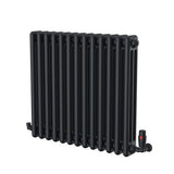 UB Trade Classic Column 3 Column Horizontal Radiator - Black - www.ultrabathroom.com