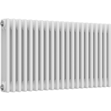 UB Trade Classic Column 3 Column Horizontal Radiator - White - www.ultrabathroom.com