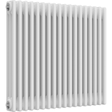 UB Trade Classic Column 3 Column Horizontal Radiator - White - www.ultrabathroom.com