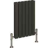UB Trade Flat Column Double Horizontal Radiator - Anthracite - www.ultrabathroom.com