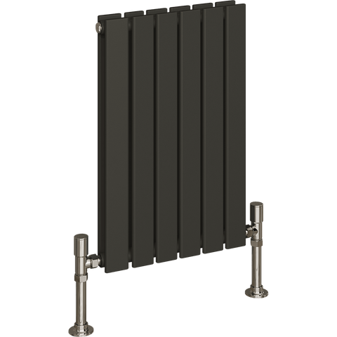 UB Trade Flat Column Double Horizontal Radiator - Anthracite - www.ultrabathroom.com