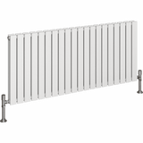 UB Trade Flat Column Double Horizontal Radiator - White - www.ultrabathroom.com