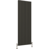 UB Trade Flat Column Double Vertical Radiator - Anthracite - www.ultrabathroom.com