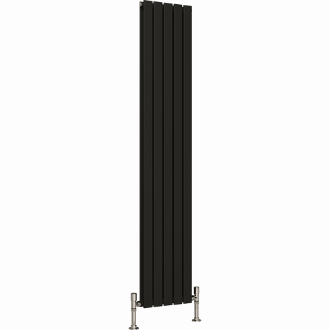 UB Trade Flat Column Double Vertical Radiator - Black - www.ultrabathroom.com