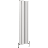 UB Trade Flat Column Double Vertical Radiator - White - www.ultrabathroom.com