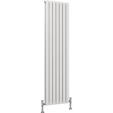 UB Trade Flat Column Double Vertical Radiator - White - www.ultrabathroom.com