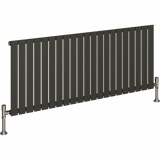 UB Trade Flat Column Single Horizontal Radiator - Anthracite - www.ultrabathroom.com