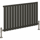 UB Trade Flat Column Single Horizontal Radiator - Anthracite - www.ultrabathroom.com