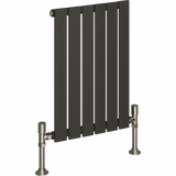 UB Trade Flat Column Single Horizontal Radiator - Anthracite - www.ultrabathroom.com