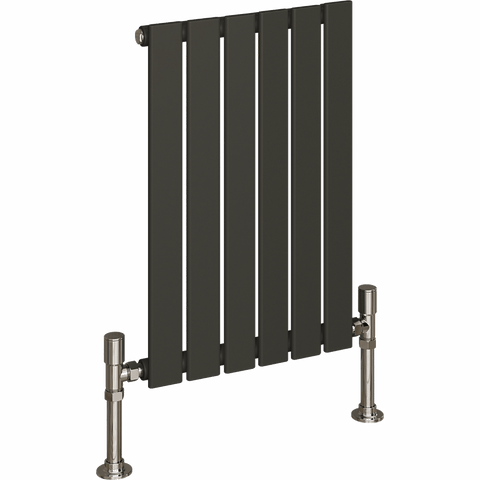 UB Trade Flat Column Single Horizontal Radiator - Anthracite - www.ultrabathroom.com