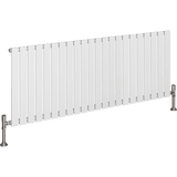 UB Trade Flat Column Single Horizontal Radiator - White - www.ultrabathroom.com