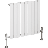 UB Trade Flat Column Single Horizontal Radiator - White - www.ultrabathroom.com