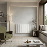 UB Trade Flat Column Single Horizontal Radiator - White - www.ultrabathroom.com