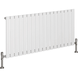 UB Trade Flat Column Single Horizontal Radiator - White - www.ultrabathroom.com