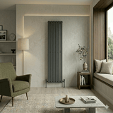 UB Trade Flat Column Single Vertical Radiator - Anthracite - www.ultrabathroom.com