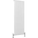 UB Trade Flat Column Single Vertical Radiator - White - www.ultrabathroom.com