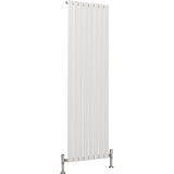 UB Trade Flat Column Single Vertical Radiator - White - www.ultrabathroom.com