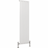 UB Trade Flat Column Single Vertical Radiator - White - www.ultrabathroom.com
