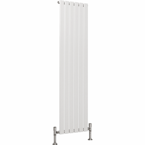 UB Trade Flat Column Single Vertical Radiator - White - www.ultrabathroom.com
