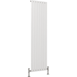 UB Trade Flat Column Single Vertical Radiator - White - www.ultrabathroom.com