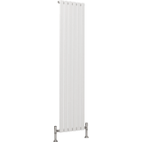 UB Trade Flat Column Single Vertical Radiator - White - www.ultrabathroom.com