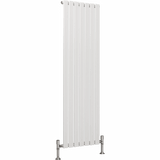 UB Trade Flat Column Single Vertical Radiator - White - www.ultrabathroom.com