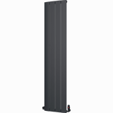 UB Trade Leo Panel Vertical Radiator - Black - www.ultrabathroom.com