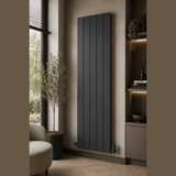 UB Trade Leo Panel Vertical Radiator - Black - www.ultrabathroom.com