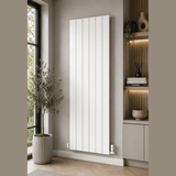 UB Trade Leo Panel Vertical Radiator - White - www.ultrabathroom.com