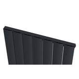 UB Trade Nova Panel Vertical Radiator - Black - www.ultrabathroom.com