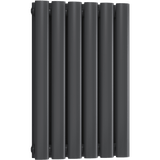 UB Trade Oval Column Double Horizontal Radiator - Anthracite - www.ultrabathroom.com