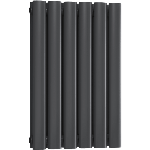 UB Trade Oval Column Double Horizontal Radiator - Anthracite - www.ultrabathroom.com