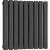 UB Trade Oval Column Double Horizontal Radiator - Anthracite - www.ultrabathroom.com