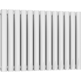 UB Trade Oval Column Double Horizontal Radiator - White - www.ultrabathroom.com