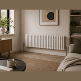 UB Trade Oval Column Double Horizontal Radiator - White - www.ultrabathroom.com